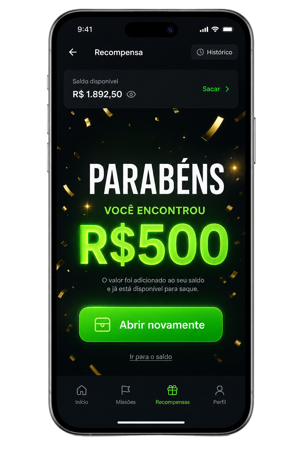 O instante que ninguém esquece.